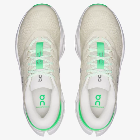 On Cloudrunner 3 in Ghost/Verdite