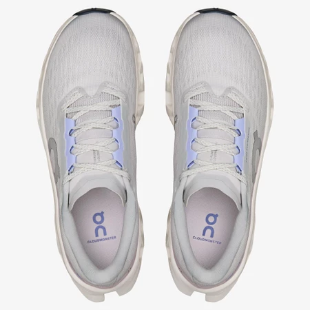 On Cloudmonster 3 in Frost/White