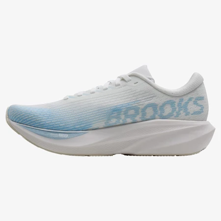 Brooks Ghost Amp in White/Blue