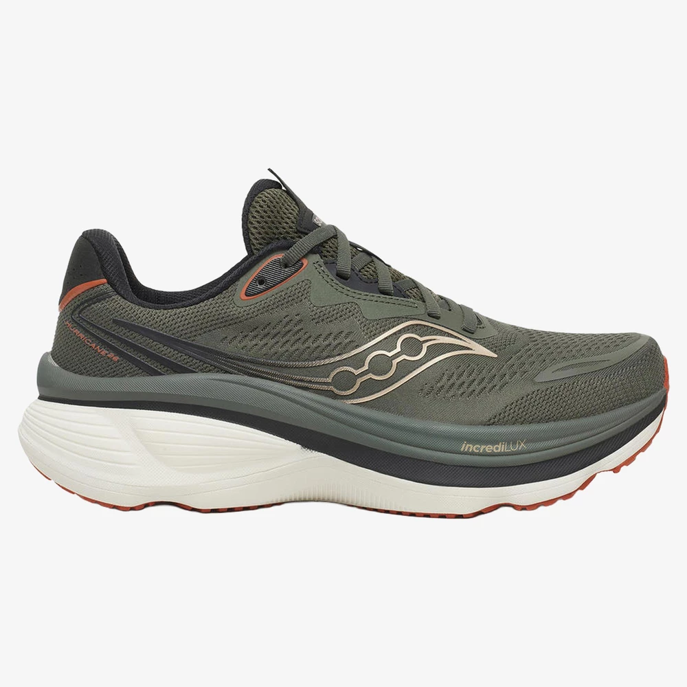 Saucony Hurricane 26 in Fatigue/Black