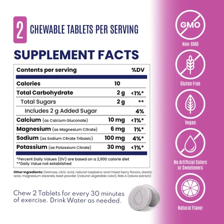 SaltStick Fastchews Tub in Berry