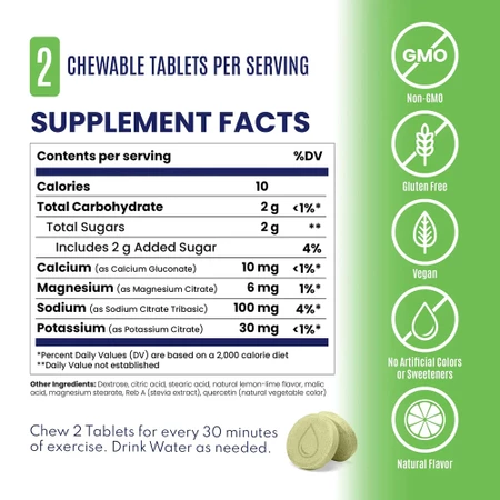 SaltStick Fastchews Tub in Lemon