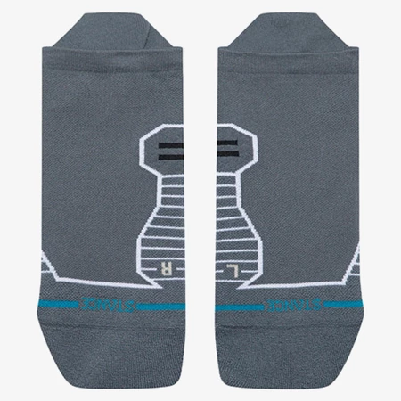 Stance Run Light Tab Socks in Slate Blue