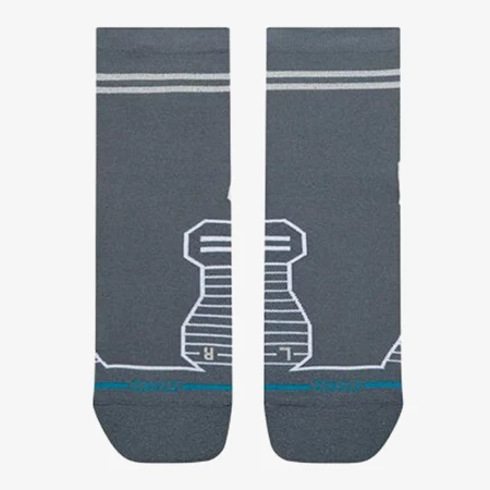 Stance Run Light Quarter Socks in Slate Blue
