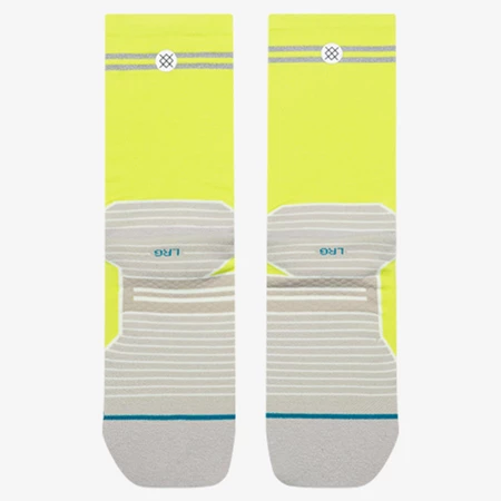 Stance Run Light Crew Socks in Volt
