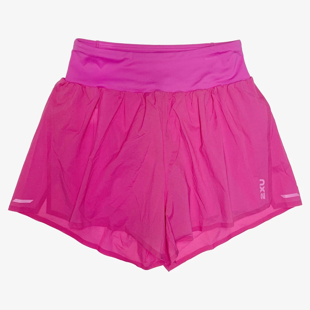 2XU Aero Hi-Rise 2-in-1 Shorts in Rose