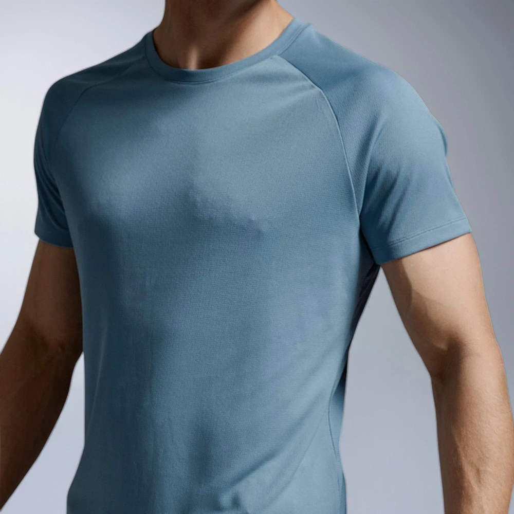 2XU Aero Mesh Tee in Blue Shade
