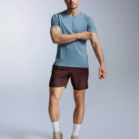 2XU Aero Mesh Tee in Blue Shade