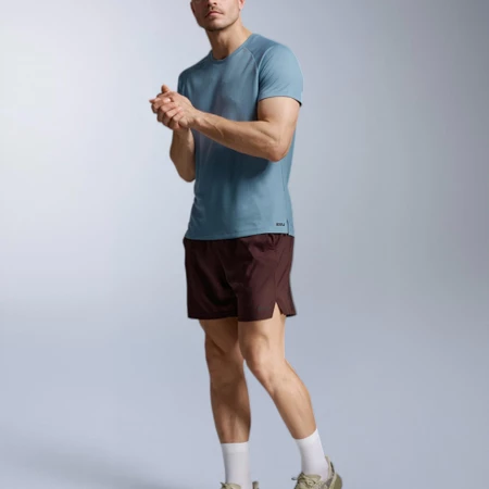 2XU Aero Mesh Tee in Blue Shade