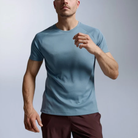 2XU Aero Mesh Tee in Blue Shade