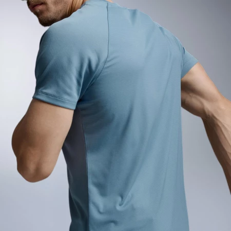 2XU Aero Mesh Tee in Blue Shade