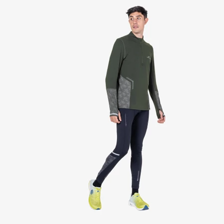 Ronhill Tech Reflect Thermal 1/2 Zip Top in Kelp
