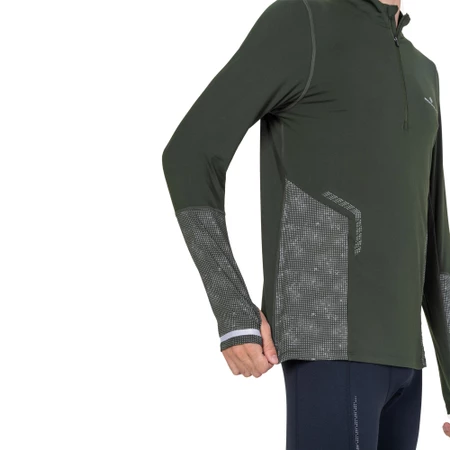 Ronhill Tech Reflect Thermal 1/2 Zip Top in Kelp