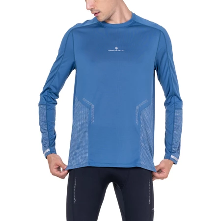 Ronhill Tech Reflect L/S Tee in Glacier