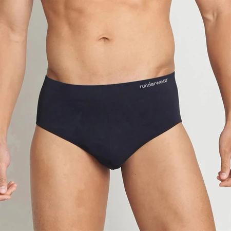 Runderwear Running Briefs in Black