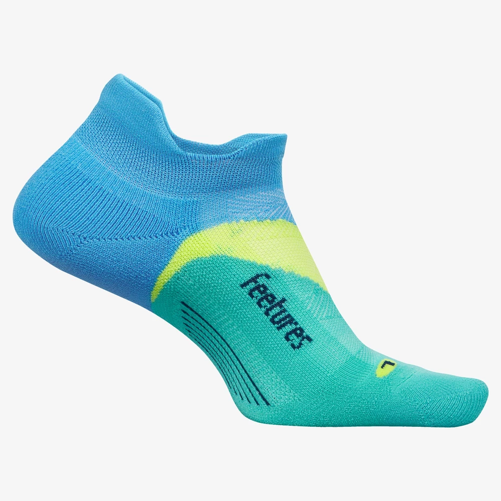 Feetures Elite Light Cushion No Show Socks in Arctic Blue