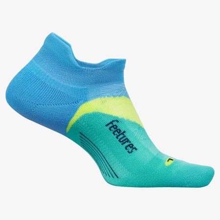 Feetures Elite Light Cushion No Show Socks in Arctic Blue