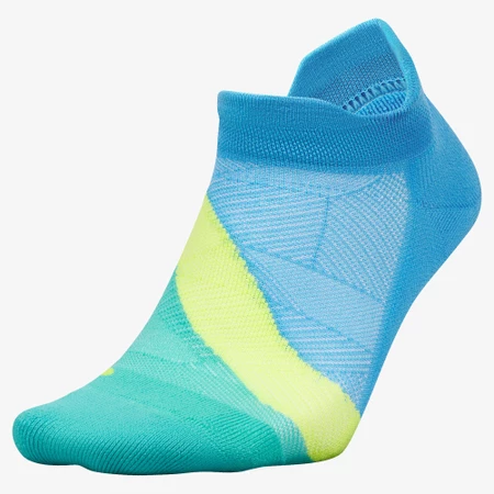 Feetures Elite Light Cushion No Show Socks in Arctic Blue