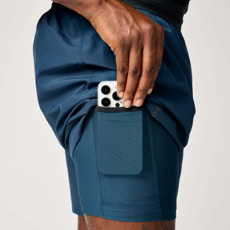 Brooks Dash 2-in-1 Shorts in Indigo