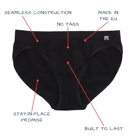 Paradis Sport Seamless Bikinis in Black