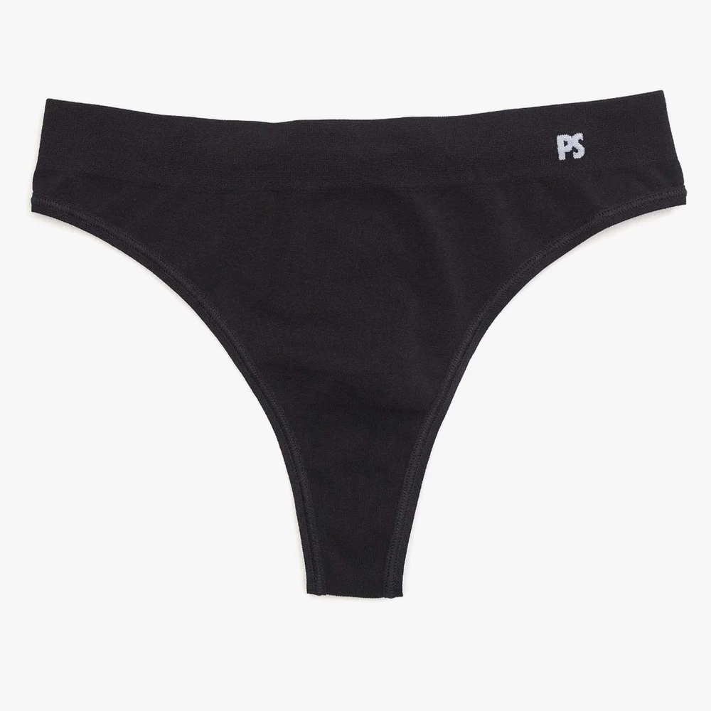 Paradis Seamless Thong in Black