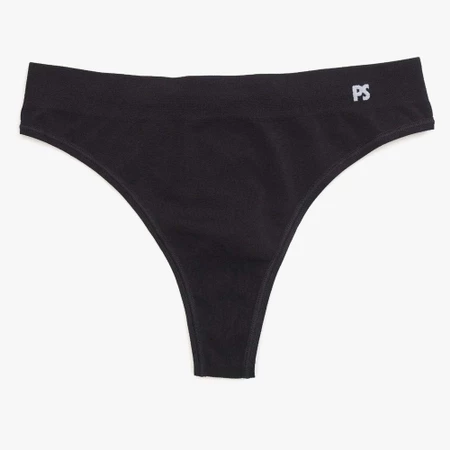 Paradis Seamless Thong in Black