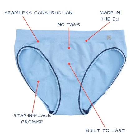 Paradis Sport Seamless Bikini in Sky Blue