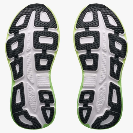 Hoka Bondi 9 Wide in White/Green
