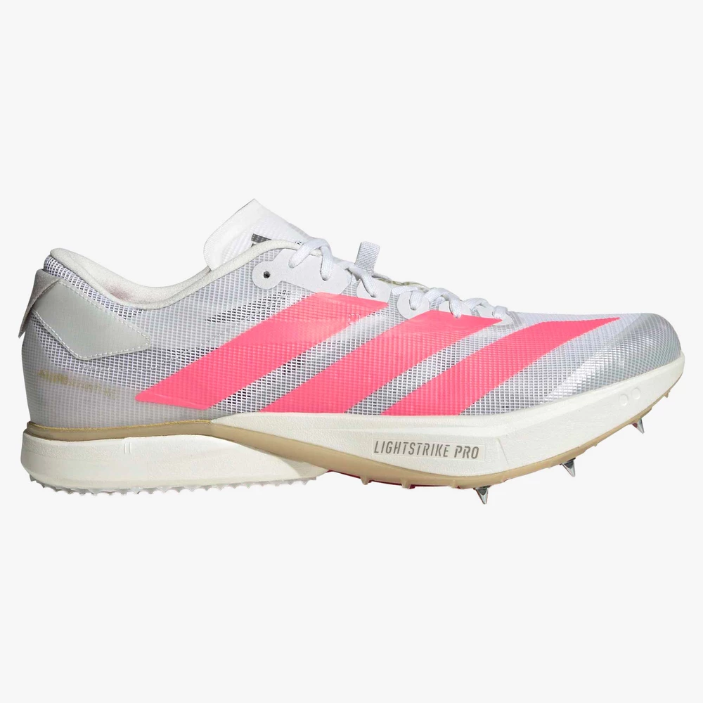 Adidas Adizero Avanti XC in White/Solar Turbo