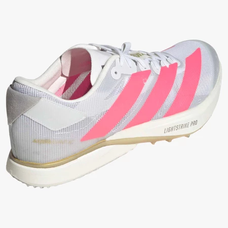 Adidas Adizero Avanti XC in White/Solar Turbo