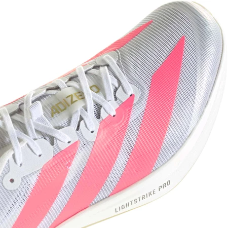 Adidas Adizero Avanti XC in White/Solar Turbo