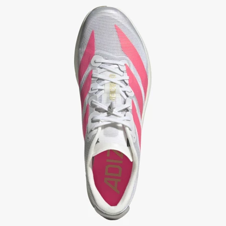Adidas Adizero Avanti XC in White/Solar Turbo