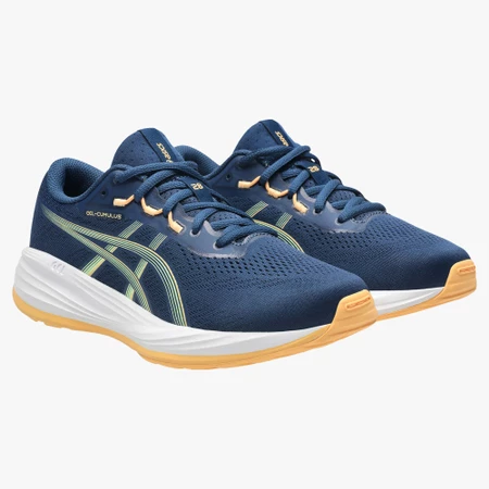 Asics Gel Cumulus 28 GS in Blue/Orange