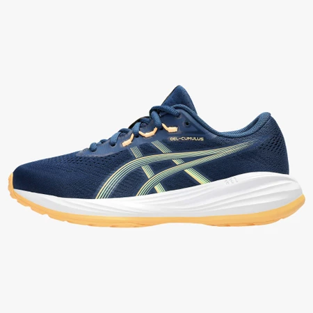 Asics Gel Cumulus 28 GS in Blue/Orange
