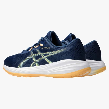 Asics Gel Cumulus 28 GS in Blue/Orange