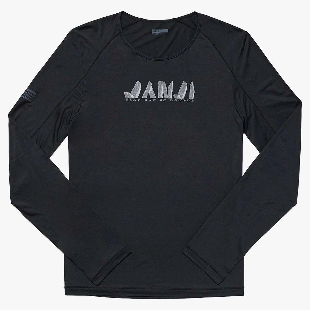 Janji Run All Day Tech Long-Sleeve in Hi-Vis Midnight