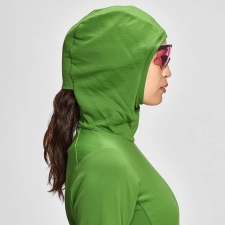 Janji Rover Merino Hoodie in Leaf