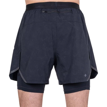 Ronhill Tech Reflect Lux 5" 2-in1 Shorts in Black/Reflect