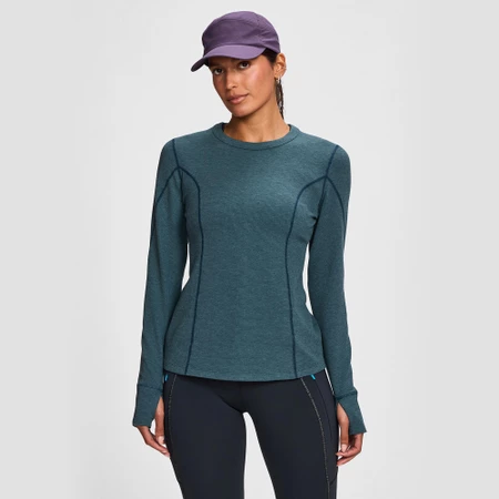 Janji Waffleloft Long Sleeve in Atlantis