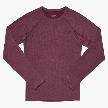 Janji Waffleloft Long Sleeve in Oxblood