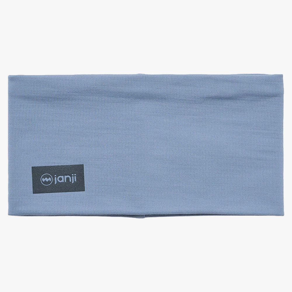 Janji Revo Merino Headband in Stone Blue
