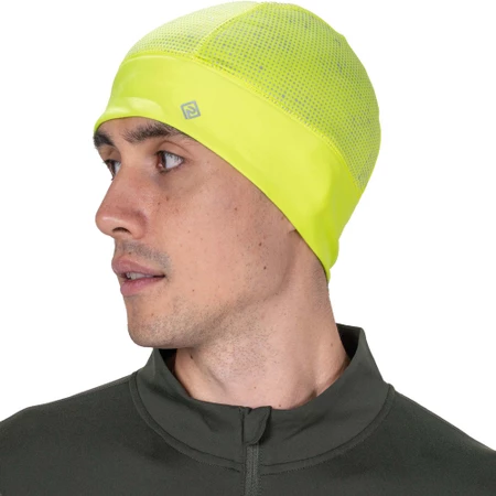 Ronhill Reflect Beanie in Fluoro Yellow/Reflect