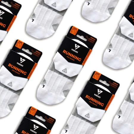 Versus Ankle Running Socks in White