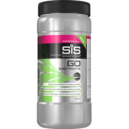 SIS Go Electrolyte Powder 500g in Raspberry
