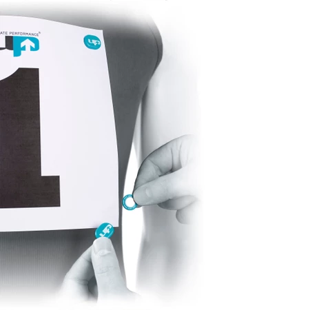 U.P. Race Number Magnets in Blue/White