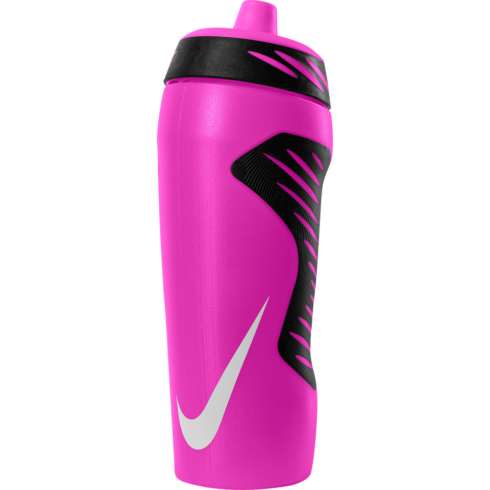532 ml Nike Hyperfuel Ergonomic Water Bottle in Pink and White 18 oz
