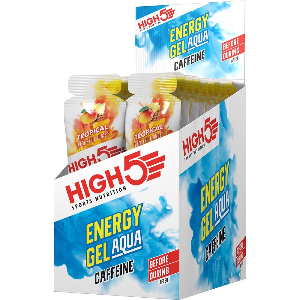 Buy High 5 Energy Gel Aqua Caffeine Run and