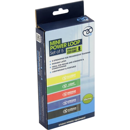 Resistance Bands, Mini-Power Loop Set in Multicoloured
